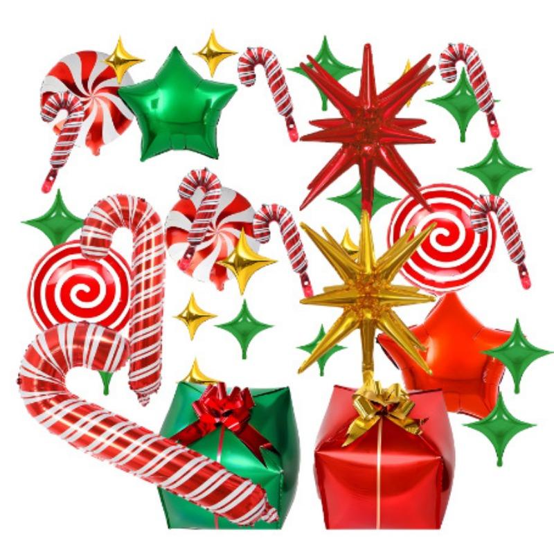 Christmas Balloon Chain Set Christmas Eve Christmas Party Scene Decoration Foil Balloon Set