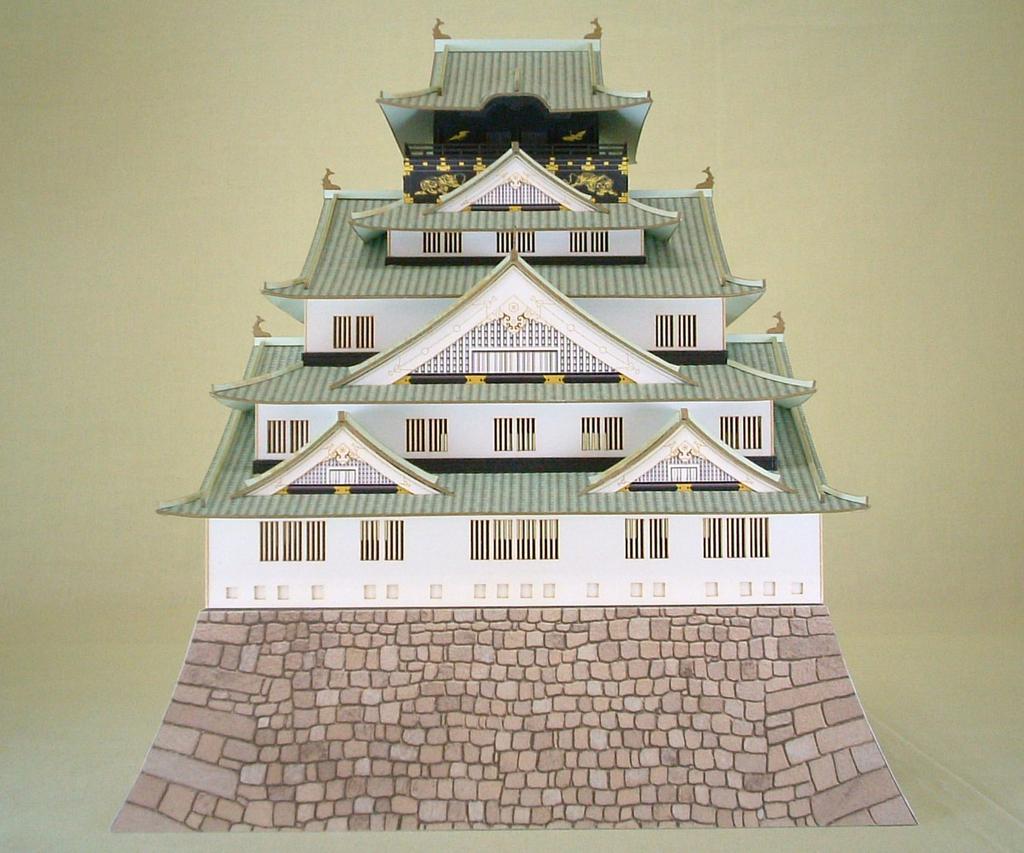 Sankei Meijo Series Osaka Castle 1/300 MK04-02