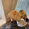 Satteltasche Damen 2025 Sommer neue Mode lässige gewebte Tasche Trend vielseitige Nische Messenger Strohtasche