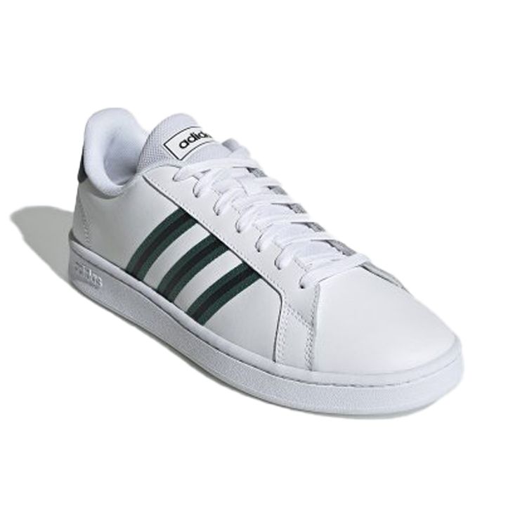 Adidas Neo Grand Court Low Top Sneakers Herren Sneaker Weiß Grün Schwarz EG3840