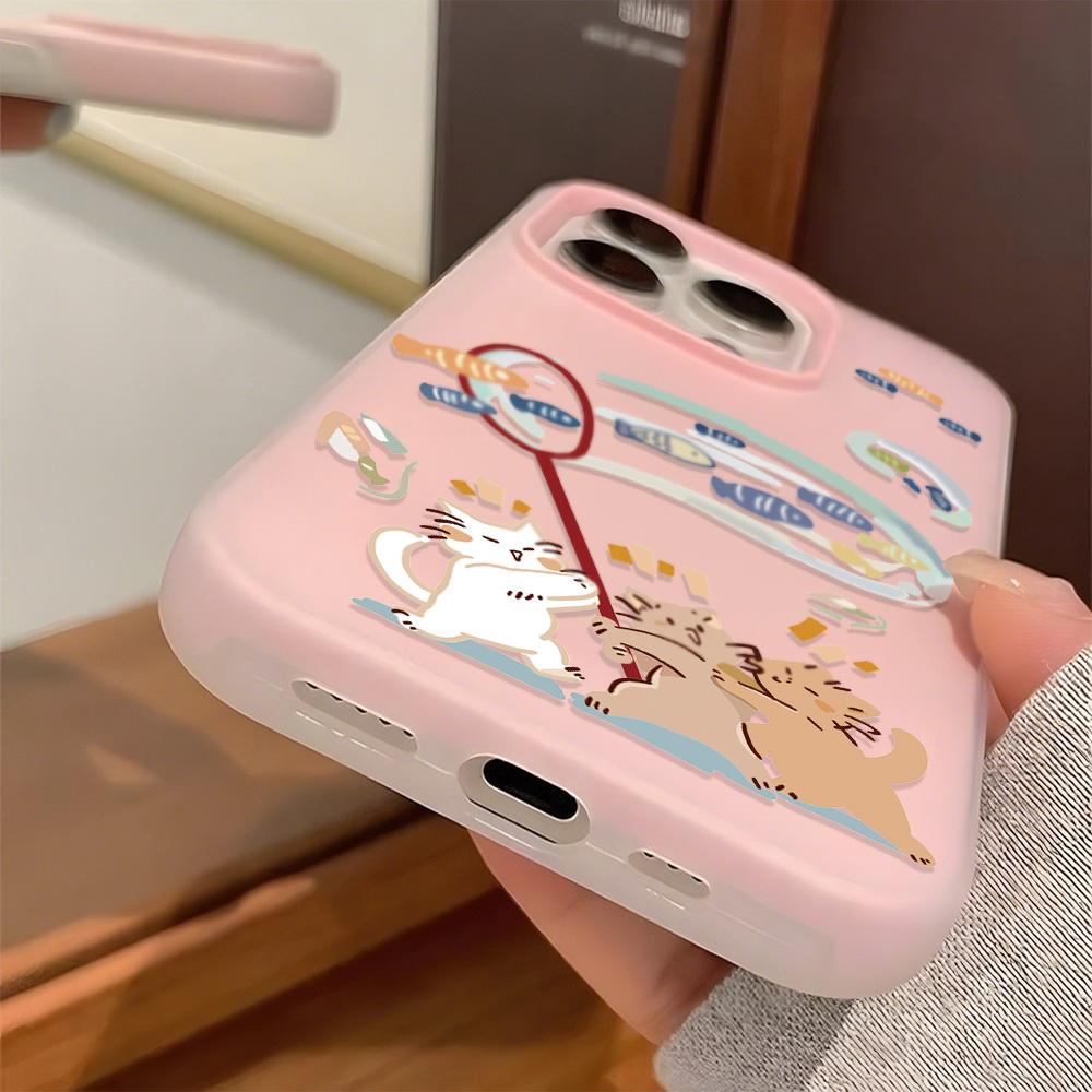 Bemalte Handyhülle für iPhone 15 11 13 14 für 15 16 Pro Max 12 13 16 Pro Niedlich Fasion Lustig Lanyard Handyhülle Neueste Top-Selling-Empfehlungen