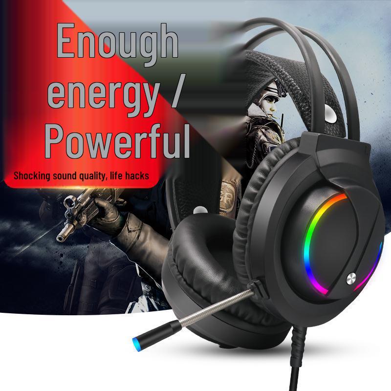 K1 USB 7.1 RGB Gaming Headset for eSports, PUBG, Internet Cafes, Over-Ear, Desktop/Laptop