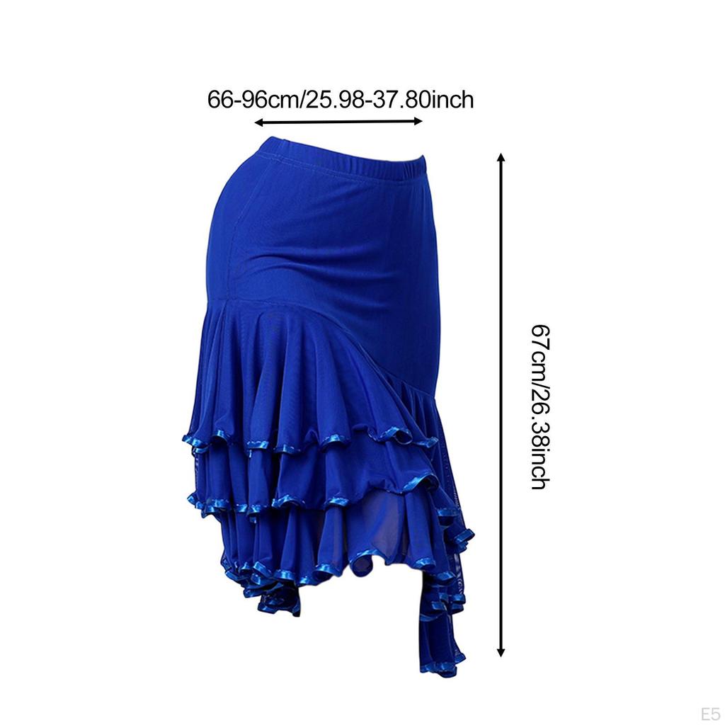 Ballroom Dance Skirt Adults Dancing Dress for Performance Waltz Competition Show