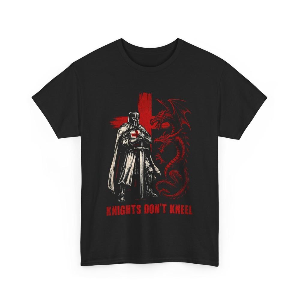 

St George Day Dragon T-Shirt Medieval Dragon Tee Unisex Graphic Tee England Unisex T-Shirt XXXL