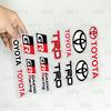 FOR TOYOTA TRO GR Waterproof Reflective Scratch Cover Sticker Universal Decor Decal For Car Motorcycle Helmet Refrigerator