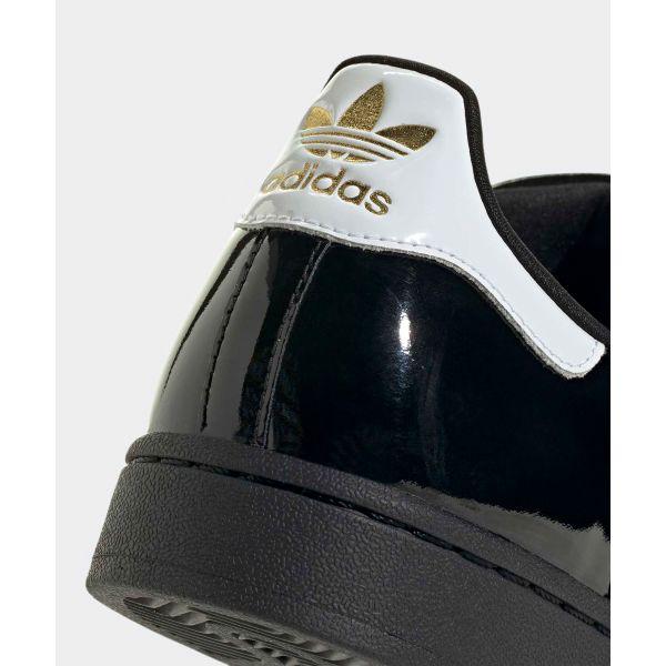 adidas Superstar 2 Core Black Cloud White Damen Sneaker Gold-Metallic JS4009
