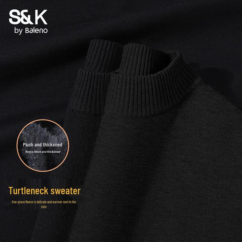 

Мужской свитер с высоким воротником на флисовой подкладке серии S&K от Baleno 3XL