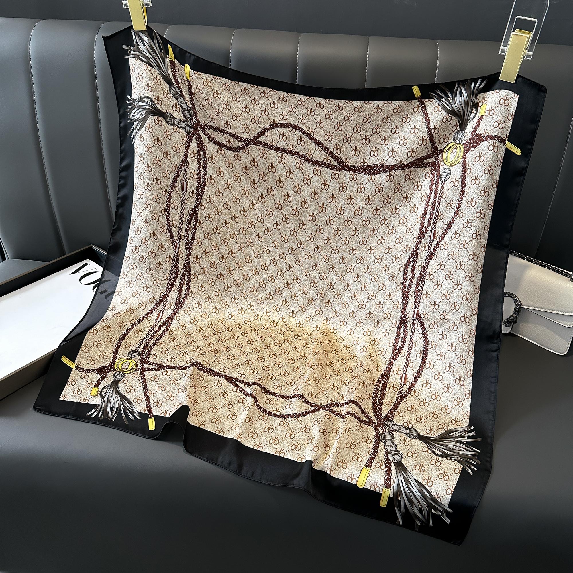 

Модный принт шарф с лентой для волос, женский шейный платок, сумка, шарфы, атласные шелковые узкие платки, женские платки с цветочными полосами, новые