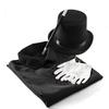 Western Halloween Children'S Double-Layer Cape, Magician Performance, Top Hat, Hat, Prop, Stage Performance Set