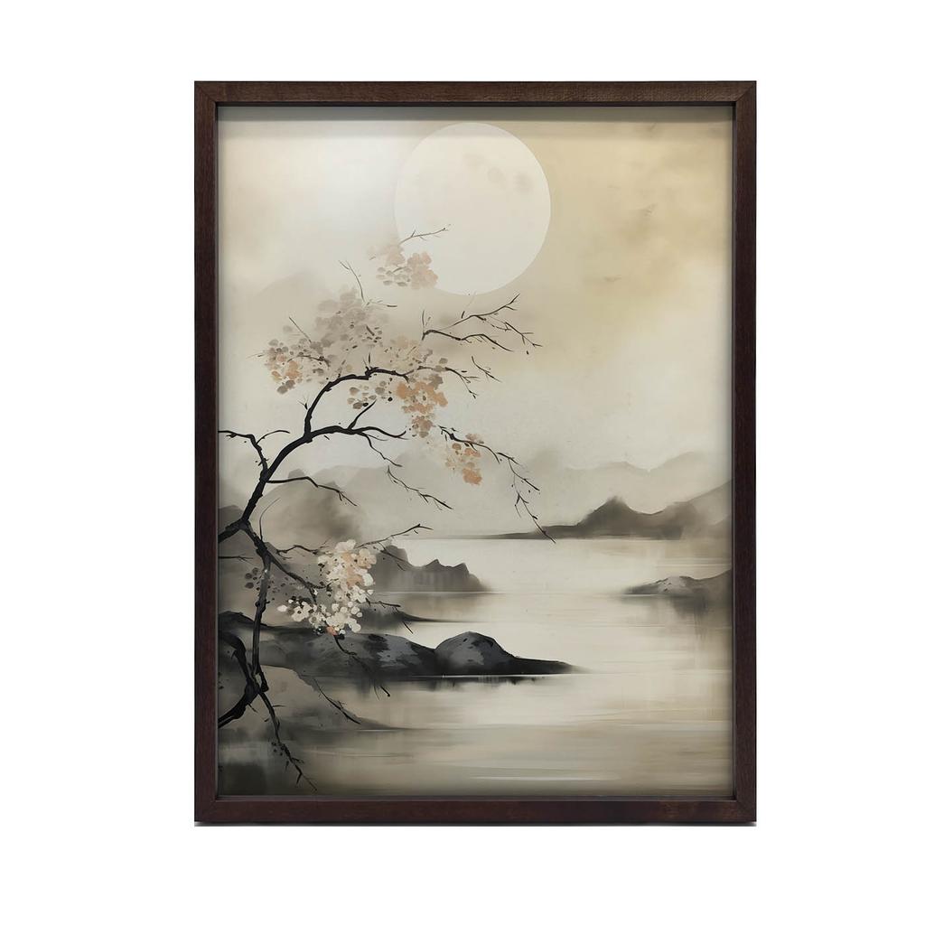 Misty Lake Misty Lake, 30X40 Cm, Frameless, 230 Gsm Matte Paper