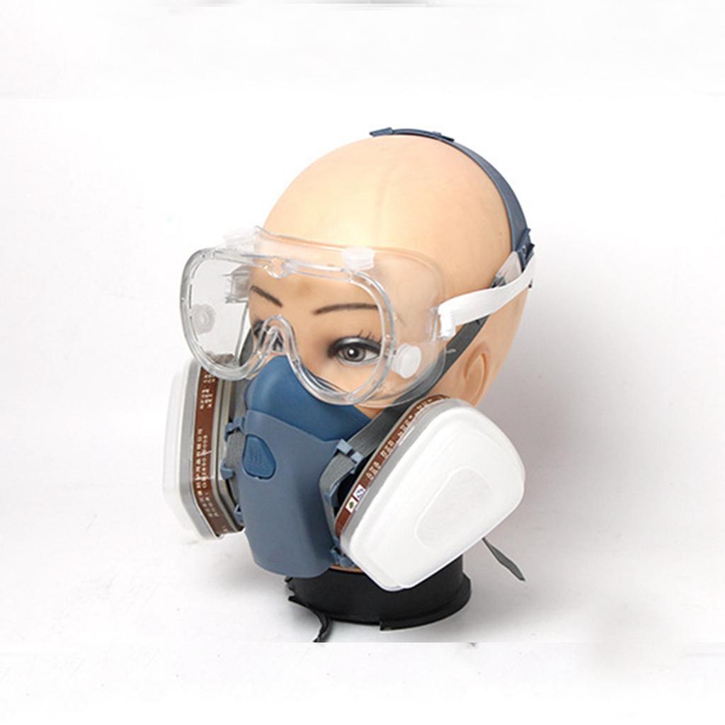 Dusts Proof Activated Carbon Mask 7502 Spray Paint Polishing Decoration Spray Paint Antisplash Mask Chemical Pesticides Mask
