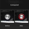 Bright Red Carbon Fiber Car Start Button Decoration For Corvette C8  21 22
