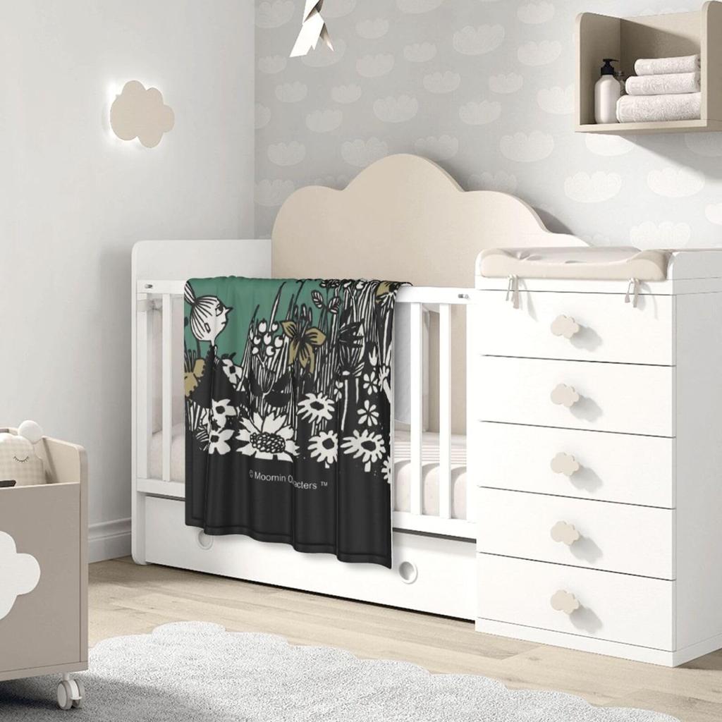 Mummitrollet Lille My Sommer Perfekt for Air Kompakt og Vaskbar av Egnet for Alle Kne Skulder Lur Barnehagepledd, Kondisjonering, THEBEASTPIE. Barn,