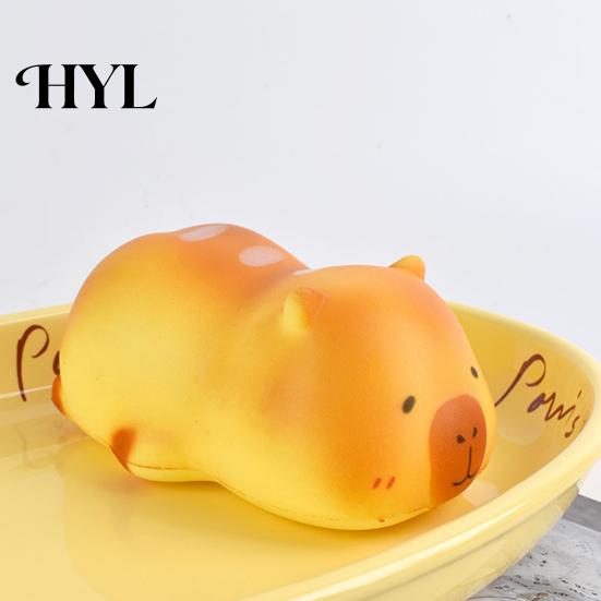 Fake Food Stress Reliever Simulated Toy Slow Rebound Bread Design Relief Rising Squeeze Realistic Texture Color Soft Silicone Decompression