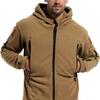 Winter Fleece Jacket Men Warm Polar Outdoor Hoodie Coat Pocket Casual Full Zip Sport Hiking Jacket