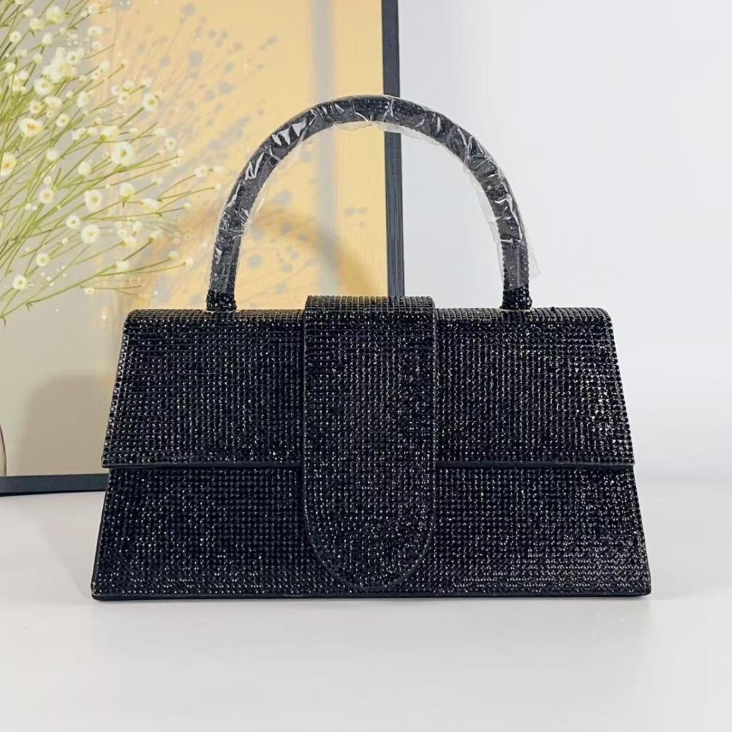 Luxury Rhinestone Evening Bags for Women Diamonds Handbags and Purses Crystal Party Wedding Clutch Shoulder Crossbody Bag Lady