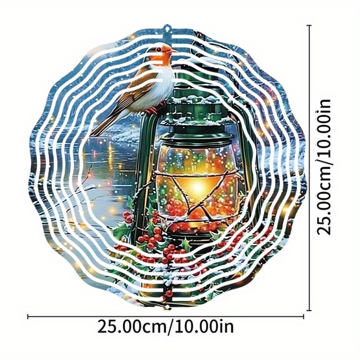 

Деревенский фонарь и перьевой колокольчик – Художественное подвесное украшение для открытых пространств 01A