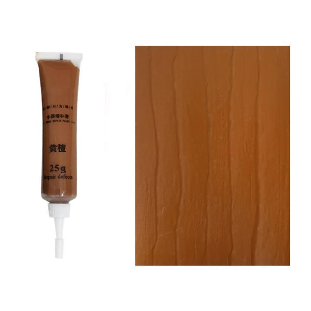 25g Multicolor Wood Repair Paste Multipurpose Floor Scratch Paint Repair Wooden Furniture Refinishing Paint Putty Coating Filler
