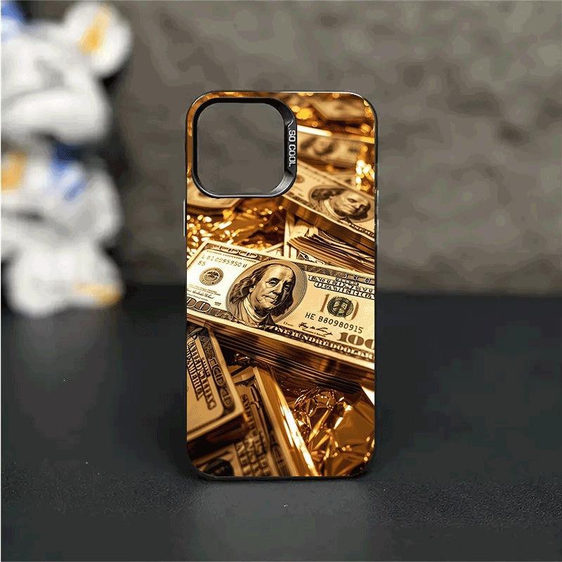 Local tyrant gold dollar bill apple 15 mobile phone case iphone16promax personalized 13/12/11 anti-drop 14 protective case