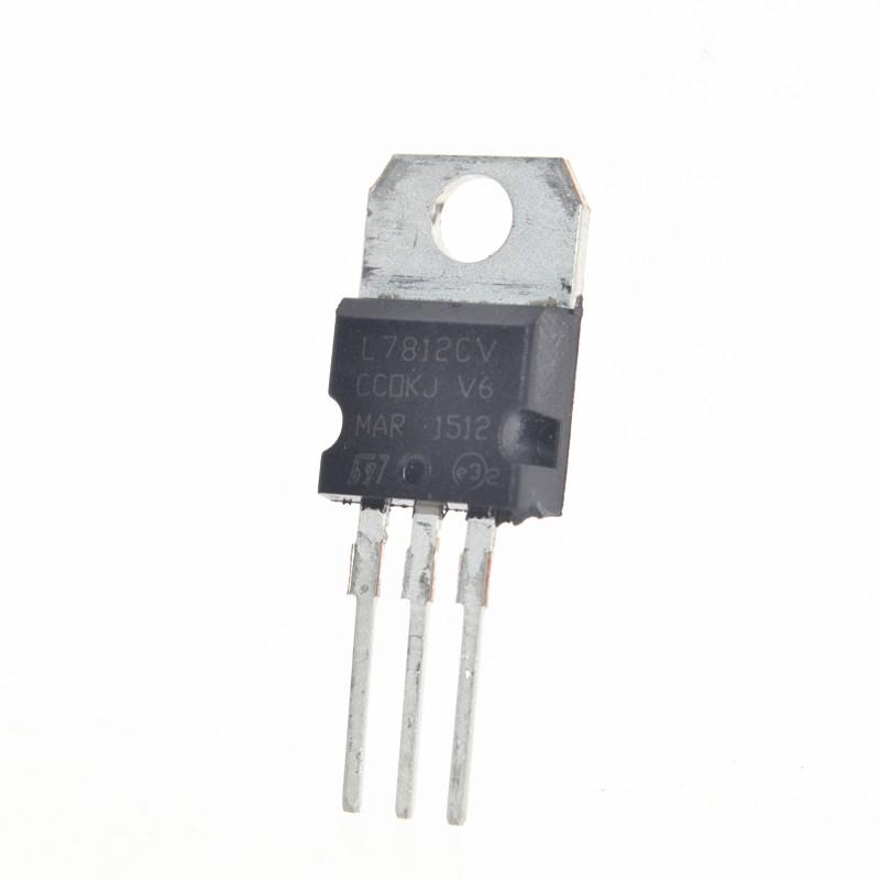 Free shipping 100pcs/lot L7812CV L7812 LM7812 7812 TO-220 NEW and Original ST POSITIVE VOLTAGE REGULATORS
