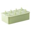 DIY Popsicle Mold Square Ice Cream Making Box Creative Dual Layer Design Tool Green Ice Grid Mold