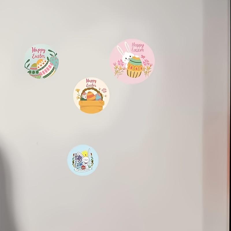 1000pcs/500pcs Easter-Themed Stickers - Self-Adhesive Egg & Bunny Designs for Party Favors, Gift Wrapping & Decorations