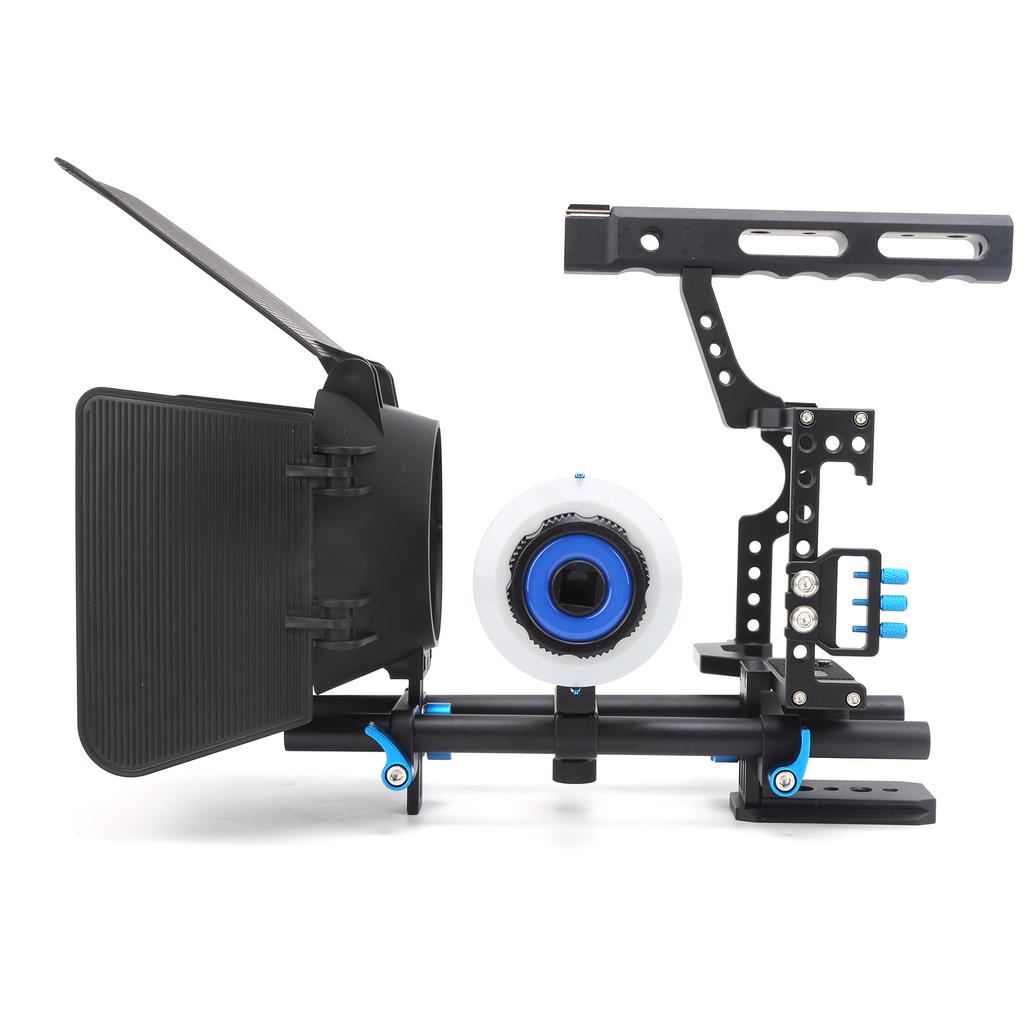 YELANGU SLR Camera Cage with Follow Focus Matte Box Protection Cover for GH4 Cameras