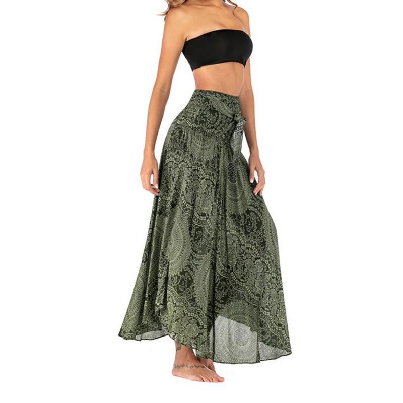 Bohemian Cross-Border Beach Dress: Thai-European-American Style, Two-Wear with Large Hem