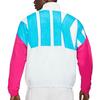 Nike Gewebte Stehkragen Colorblock Retro Sportliche Freizeitjacke Langarm Herrenjacke Weiß CW7349-100