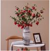 Artificial Pomegranate and Persimmon Fruit Flower Branch for Living Room or Entryway Decor
