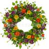 Artificial Flower Wreath Easter Valentines Day Hotel Restaurant Door Decorations