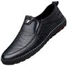 Men's Leather Shoes, Soft Sole, Soft Surface, Business Casual Shoes, Fashion Driving Peas Shoes