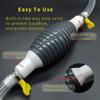 Newest High Flow Siphon Hand Pump Portable Manual Car Fuel Transfer Pump For Gas Gasoline Petrol Diesel Oil Liquid Water Fish Tank With 2M Syphon