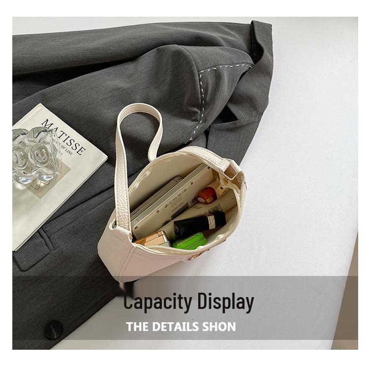 2025 Korean Style Bow Armpit Baguette Shoulder Bag - Fashionable & High Quality for Women