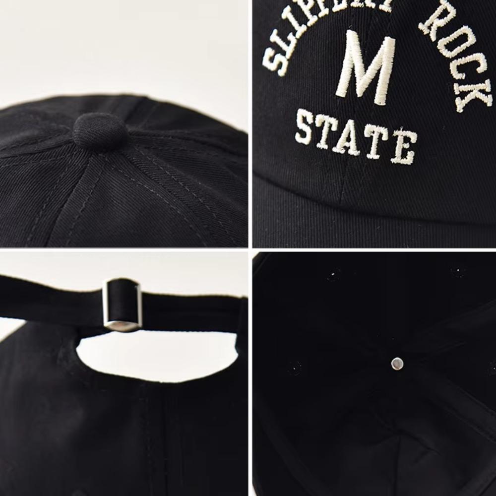 Letter Embroidered Baseball Cap Cotton Baby Cap New Peaked Hat  Toddler Boys Girls