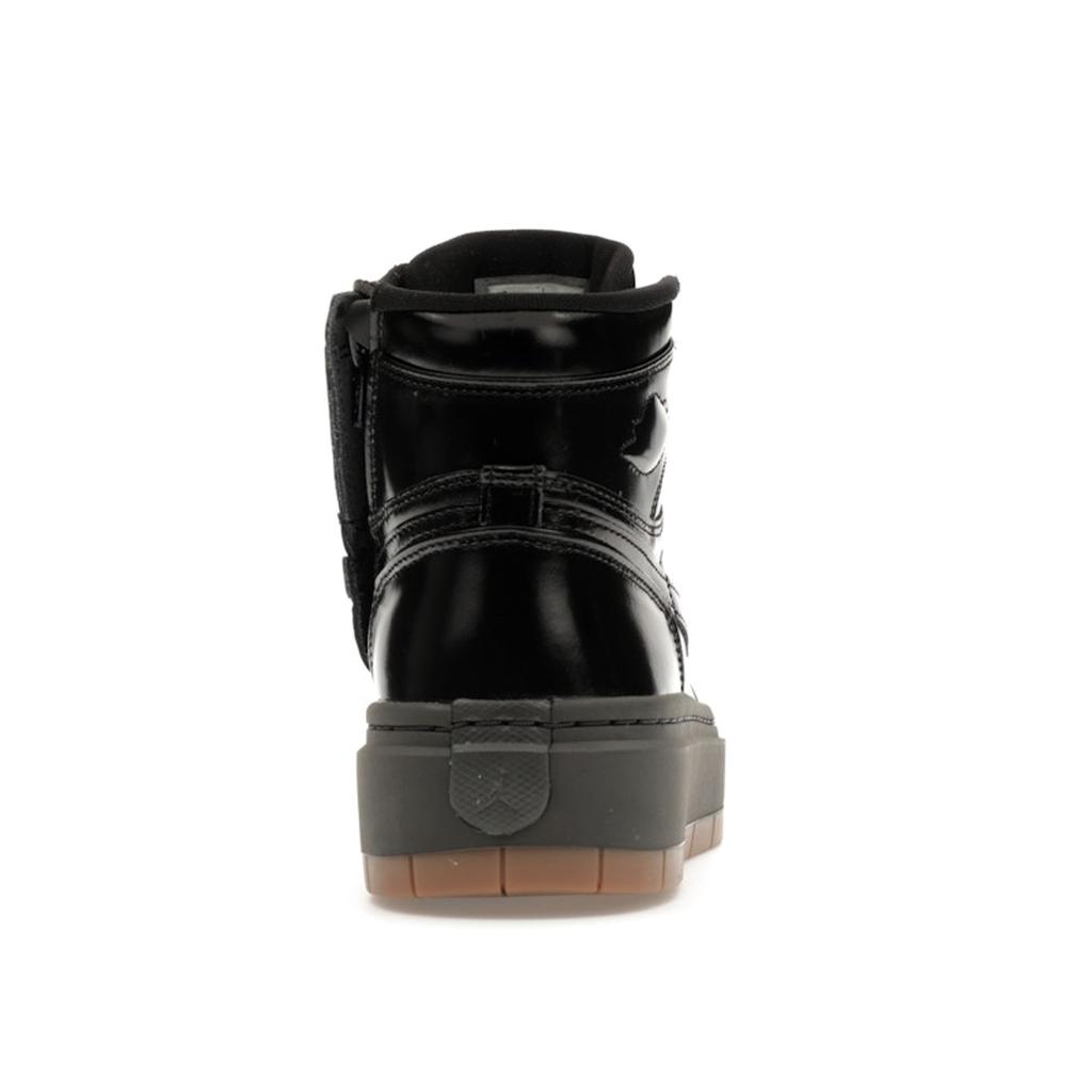 Air Jordan 1 Elevate High SE Schwarz Gummi Damen Sneaker Mittelgrau Gummi-Hellbraun FB9894-001