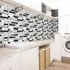 30x30CM Kitchen Touch Feel 3D Texture 4MM Thickness Wall Paper Tile Sticker Decal Home Decoration