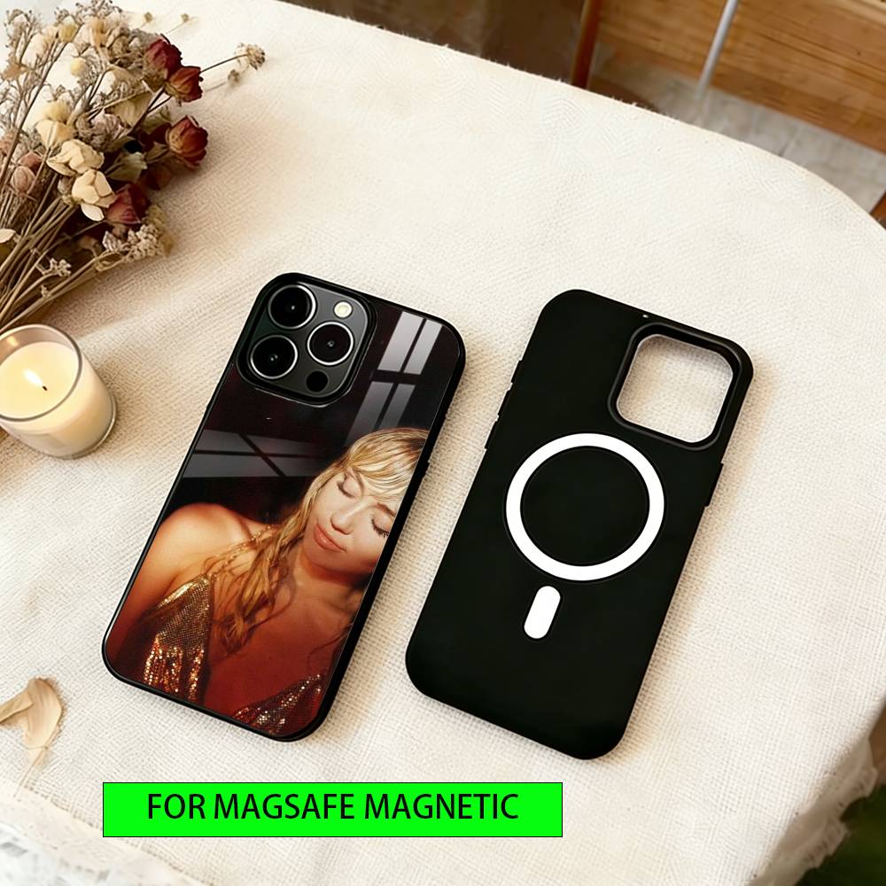 Miley Cyrus Phone Case For iPhone17,16,15,14,13,12,11 Plus,Pro Magnetic with Magsafe Wireless Charging