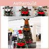 Festive Christmas Tree Topper Decorations With Santa Snowman And Reindeer Plush Figures