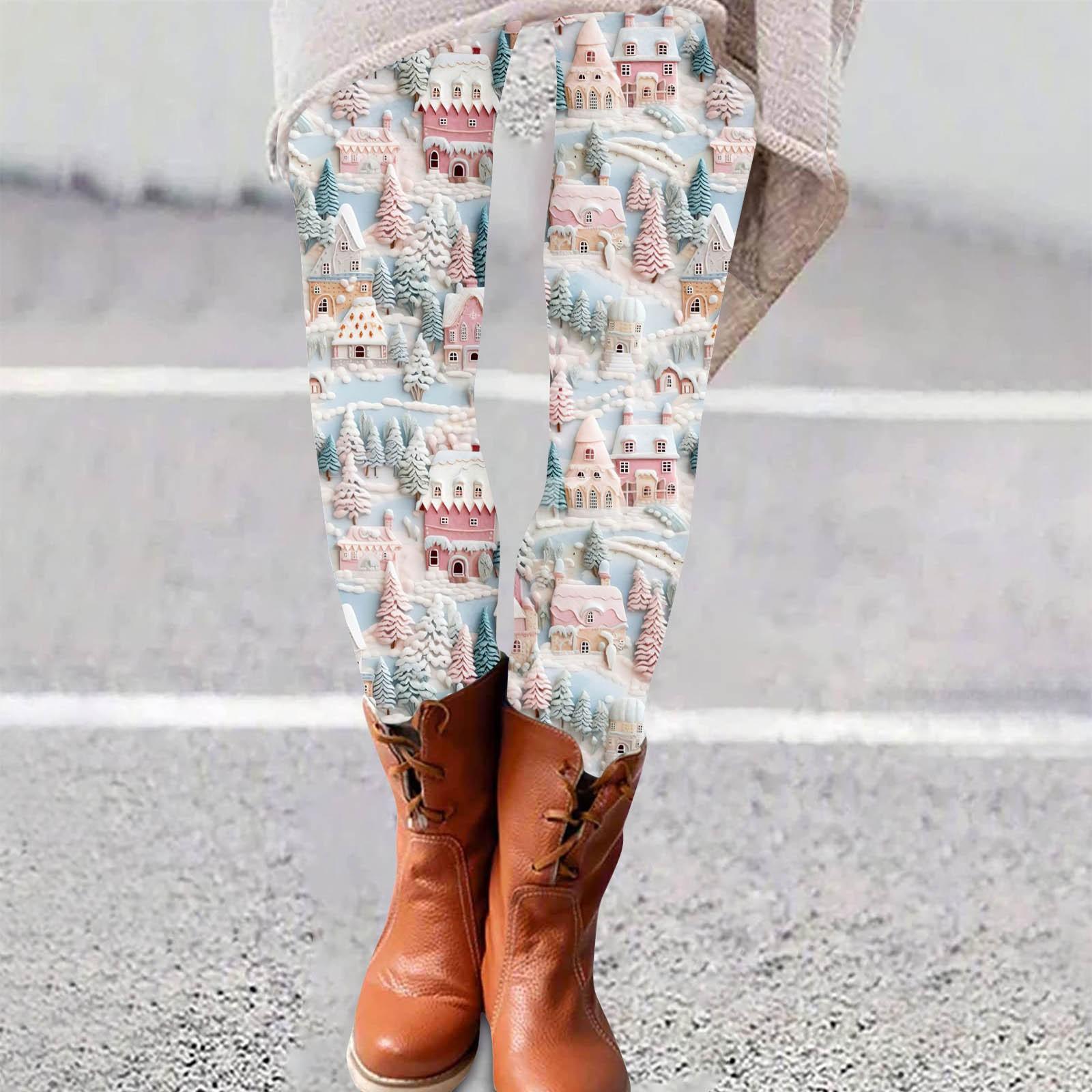 

Женские брюки с рождественским принтом, эластичные, мягкие, повседневные, домашние, спальные брюки XXL розовый