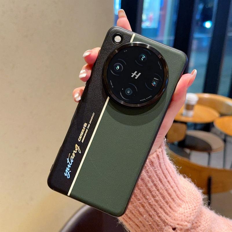 Night Lightning Fluorescent Line Two-pigment Leather Case For OPPO Find X8 Pro Find X8 Find X7 Ultra X7 Lens Protect Cover