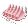 Portable Silicone Soap Dish, High Appearance Drainage Soap Tray for Bathroom Travel Dormitory