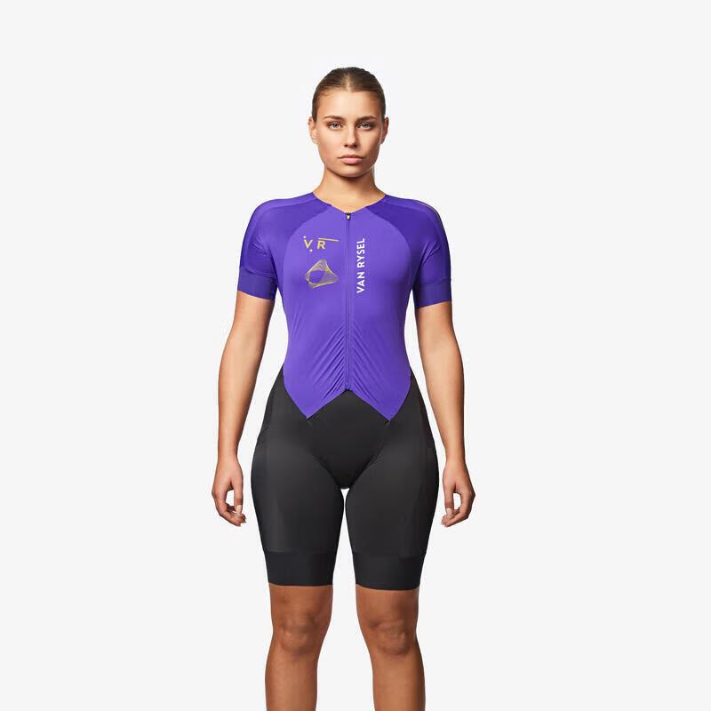Decathlon Women s Cycling & Triathlon Short Sleeve Jersey L