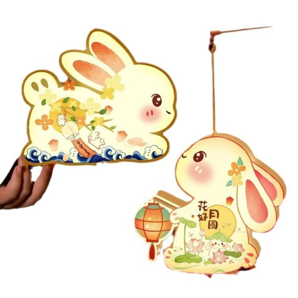 Chinese Middle Autumn Festival Lantern Waterproof Ancient Style Handheld Lantern  Cultural Event
