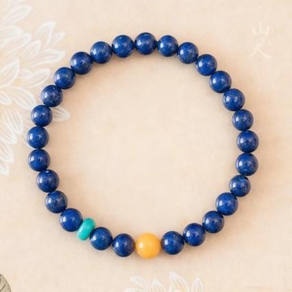 Unisex Woven Bracelet, Lapis Lazuli Two Styles, Literary Style Staff Gift