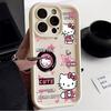 Cute Hello Kitty Gramophone Phone Case For Google Pixel 7 8 9 Pro 7A 8A 5G 9 Pro XL Soft Silicone Y2K Shockproof Pink Cover