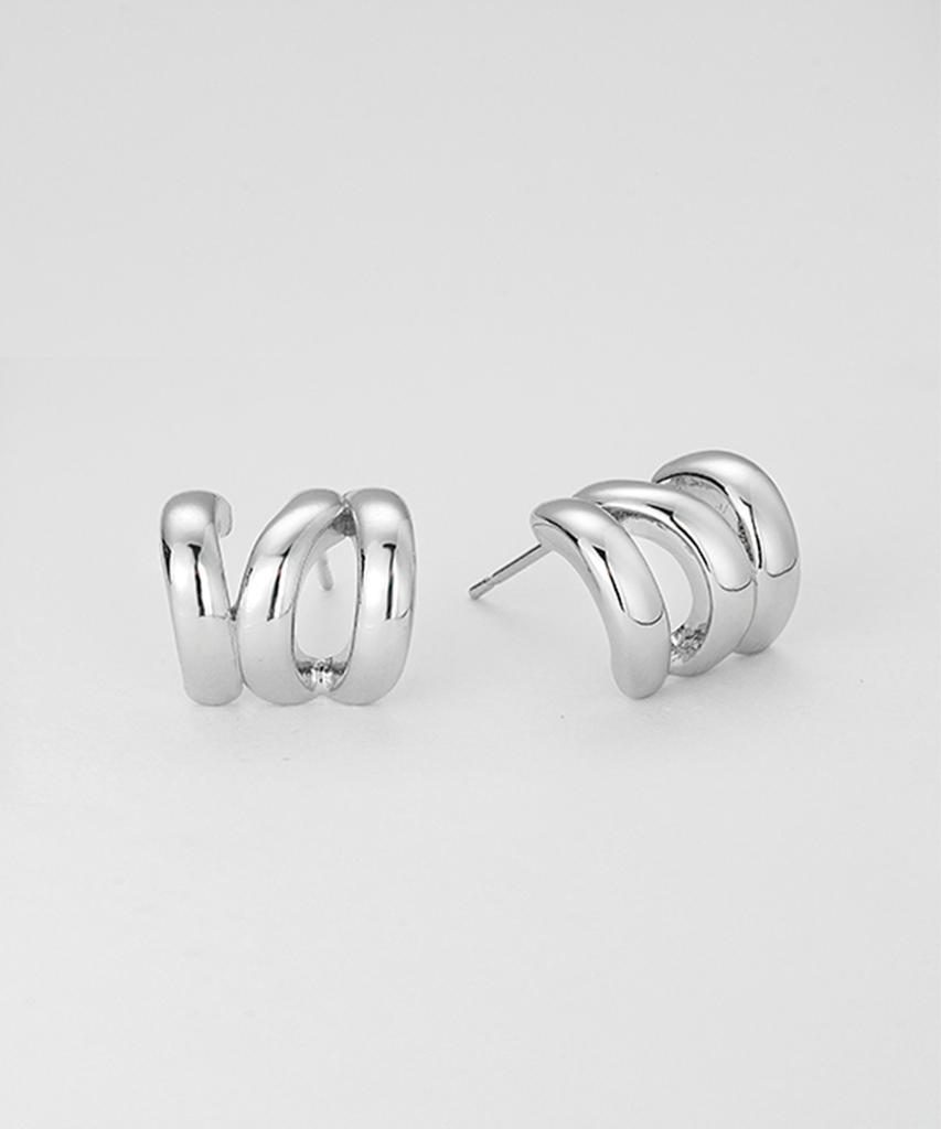 Attica Raw Ring Flow Earrings / Ebs001