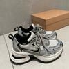 Plateau Dad Schuhe Damen Frühling neu Retro Fried Street Erhöhend Silber Zhao Ruth lässige Sneaker