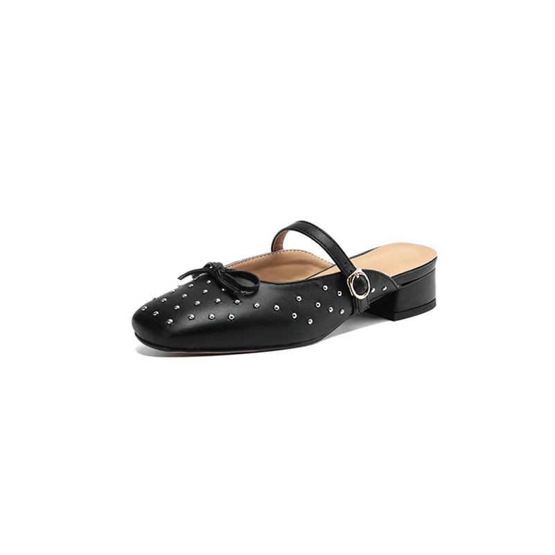 

Meotina Женские туфли-лодочки с квадратным носком, толстые, среднего размера, с пряжкой и бантом, туфли Мэри Джейн, женская модная обувь весна-осень, бежевый, розовый, 43 33 чёрный