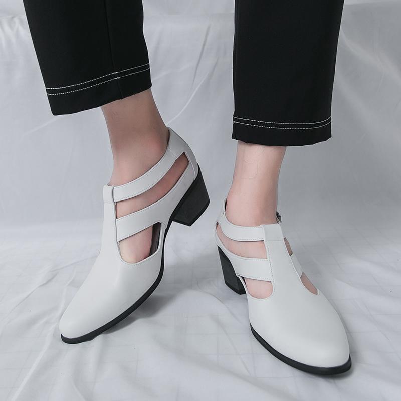 Fashion Designer Hot Selling Brand Men's Pointed Sandals Trendy Summer Breathable Casual Shoes Interview Commuting Men's Business Shoes